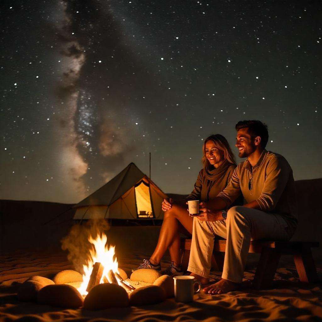 Wadi Rum at night